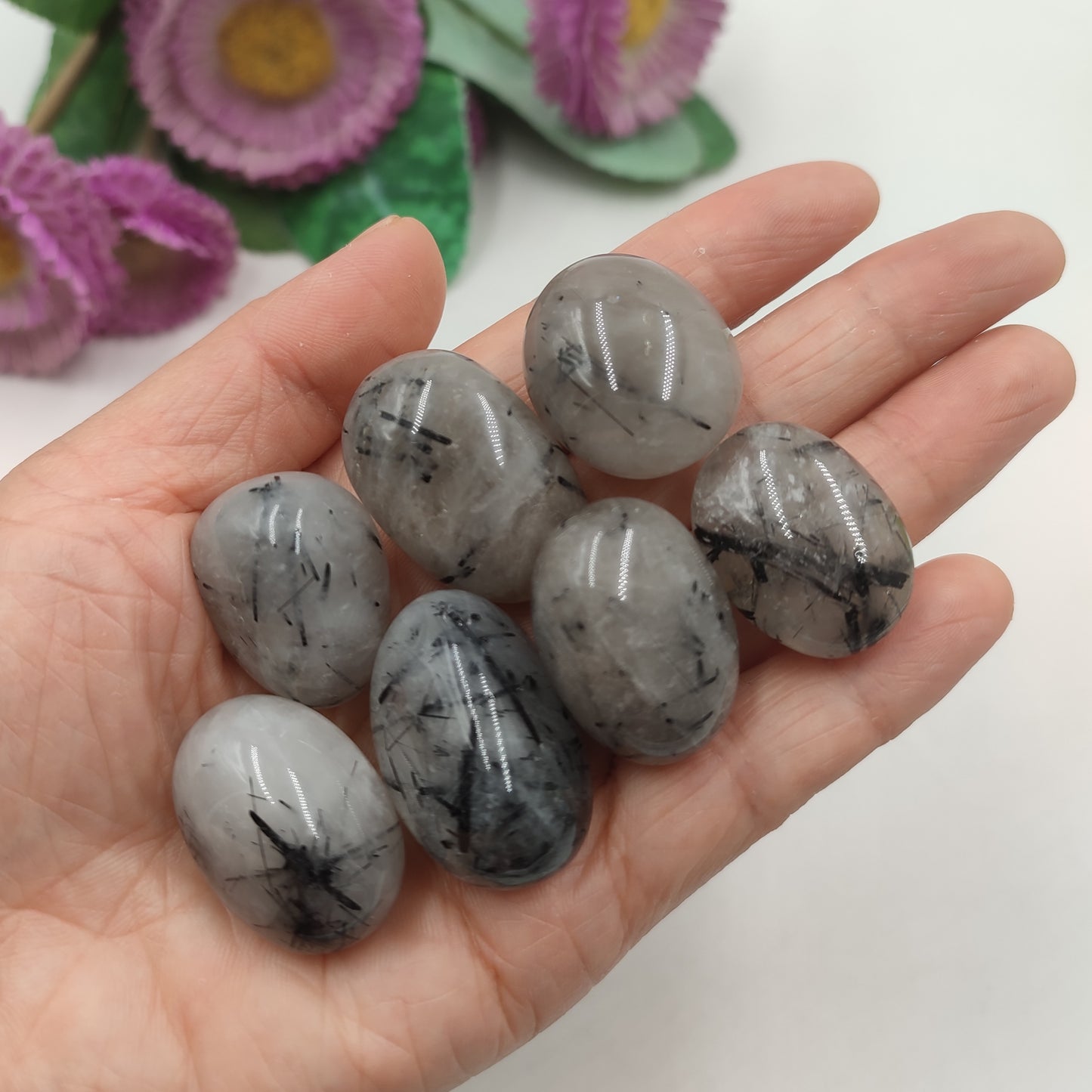 Quartz Crystal Aquarium Decoration | Tourmaline Stone Natural Gemstone