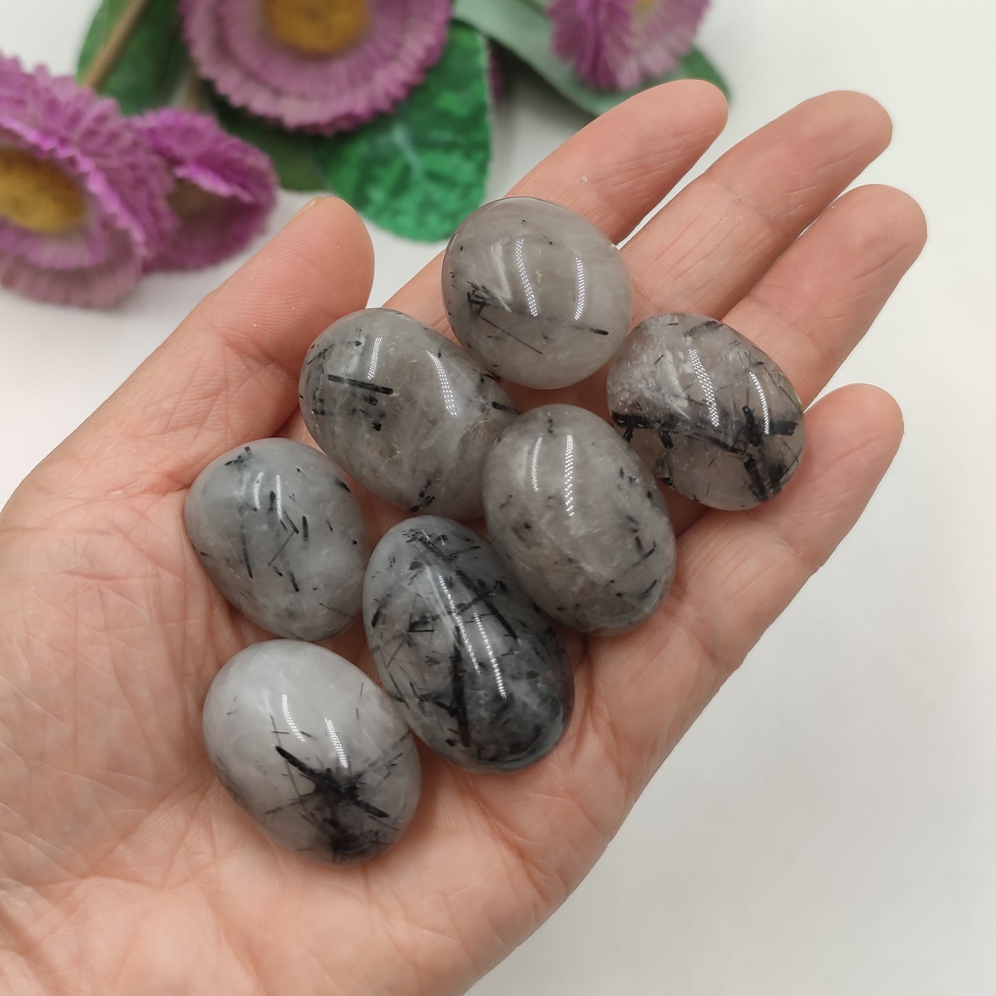 Quartz Crystal Aquarium Decoration | Tourmaline Stone Natural Gemstone