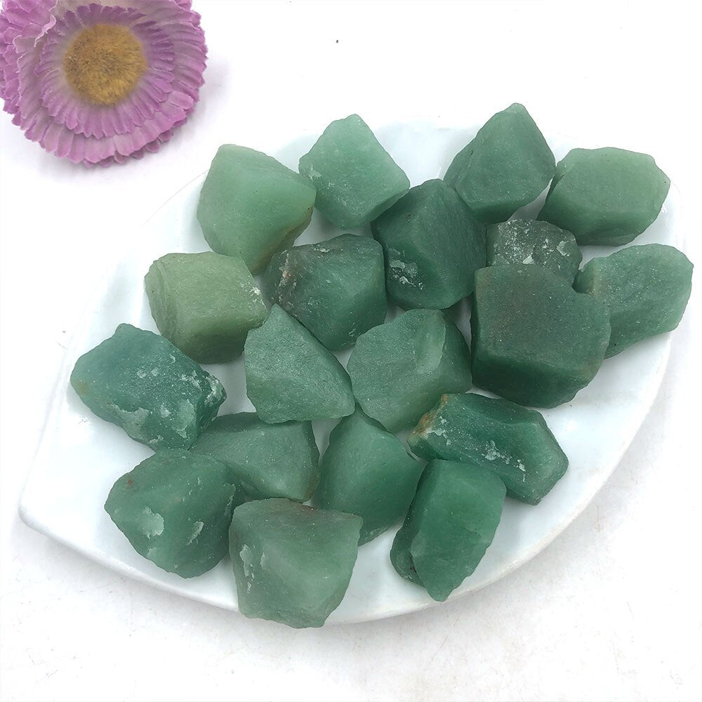 Natural Green Aventurine Stone Rock Crystal | Green Natural Mineral -