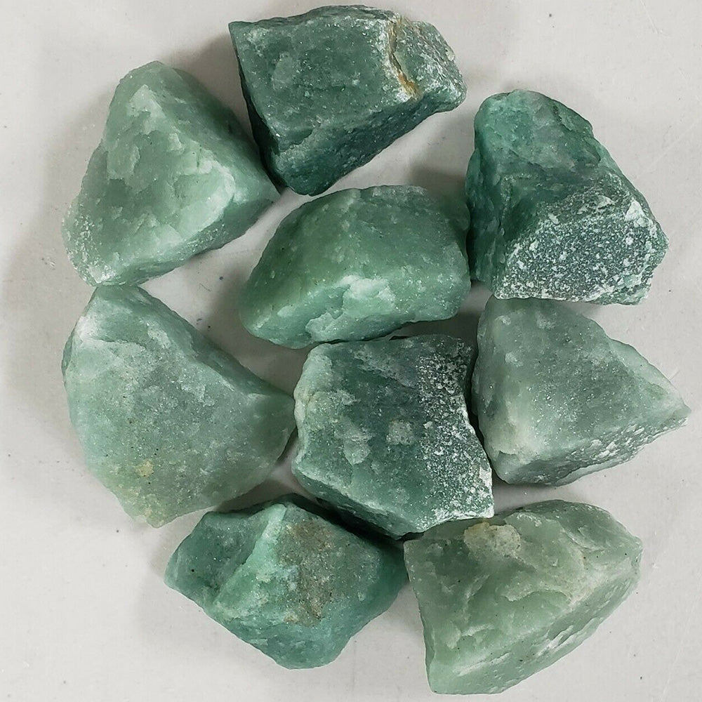 Natural Green Aventurine Crystal Quartz Raw Rough Tangling Jade