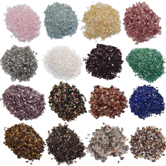 Natural Stones Gravel Crystals Chip Quartz Ore Minerals Reiki Healing