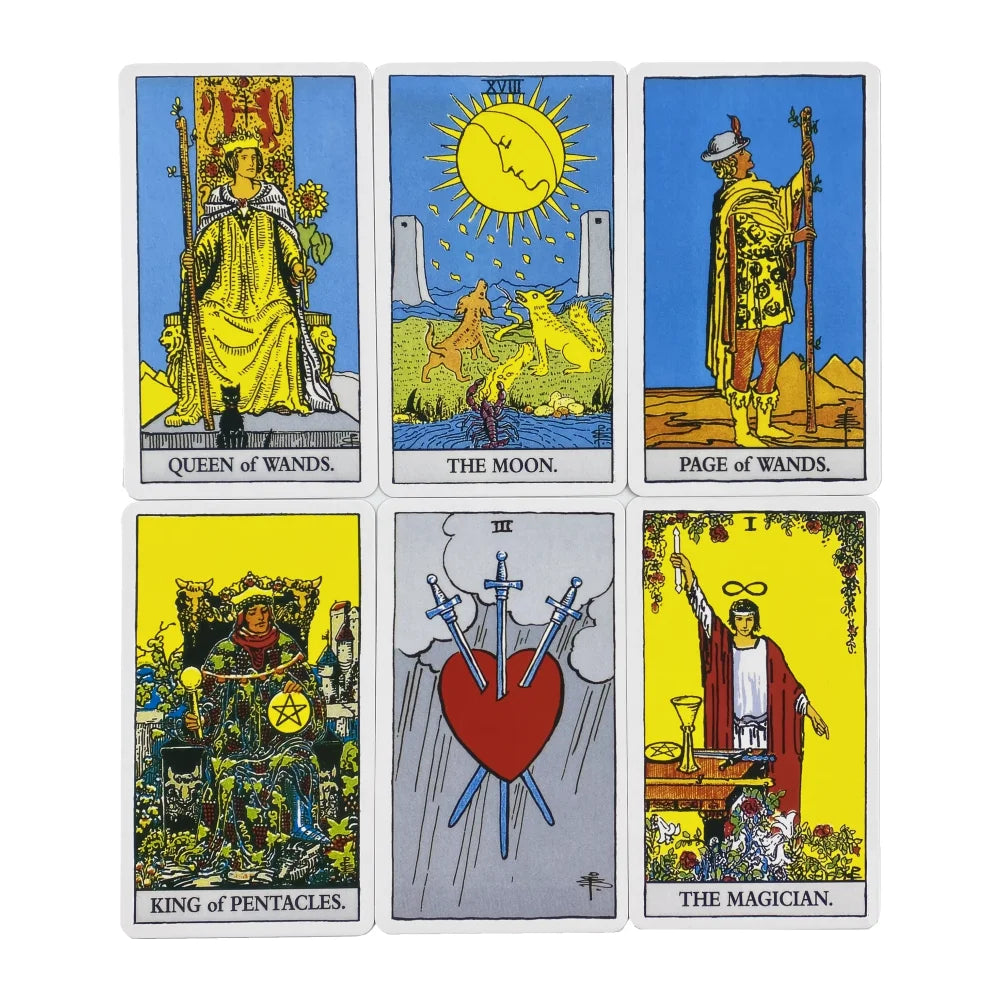 The Rider Tarot Cards With Paper Guidebook for Divination Personal Use
