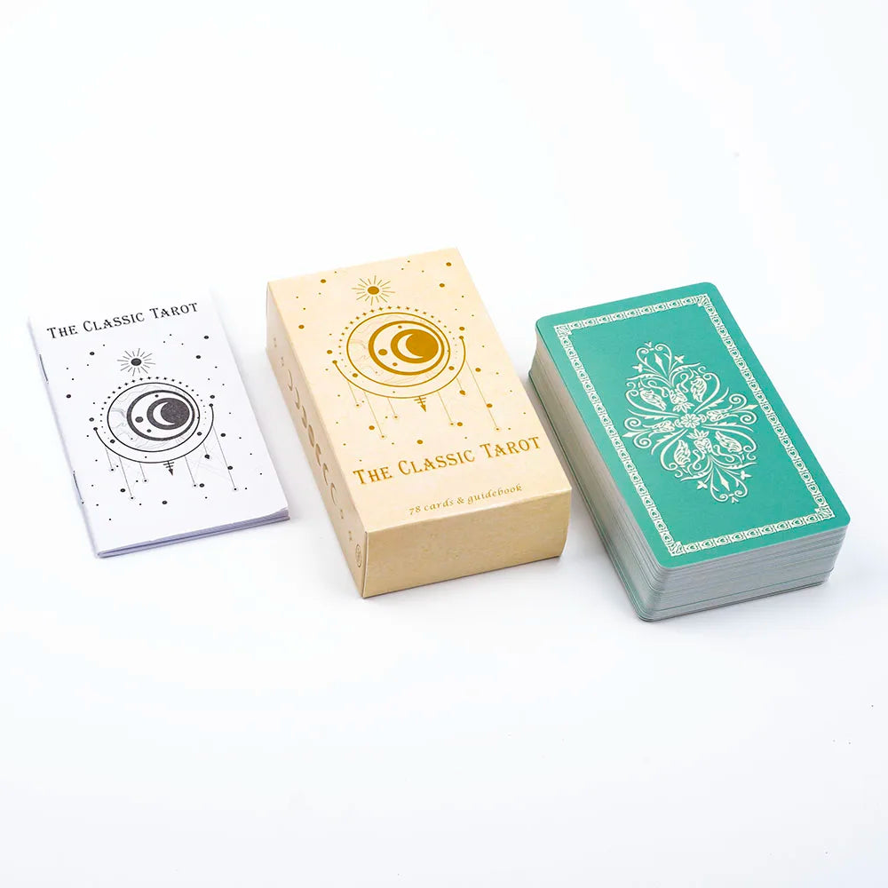 The Classic Tarot Cards Deck 78Pcs For Easy Beginners Fate Fortune