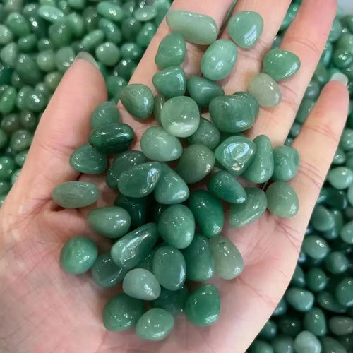 100g/bag Natural Crystal Green Dongling Jade Mineral Specimen Healing