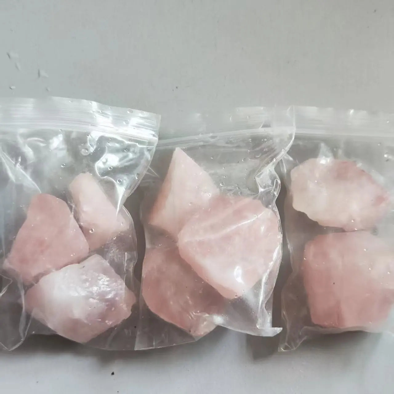Natural Rose Quartz Pink Crystal Stone Home Decoration Stone Healing