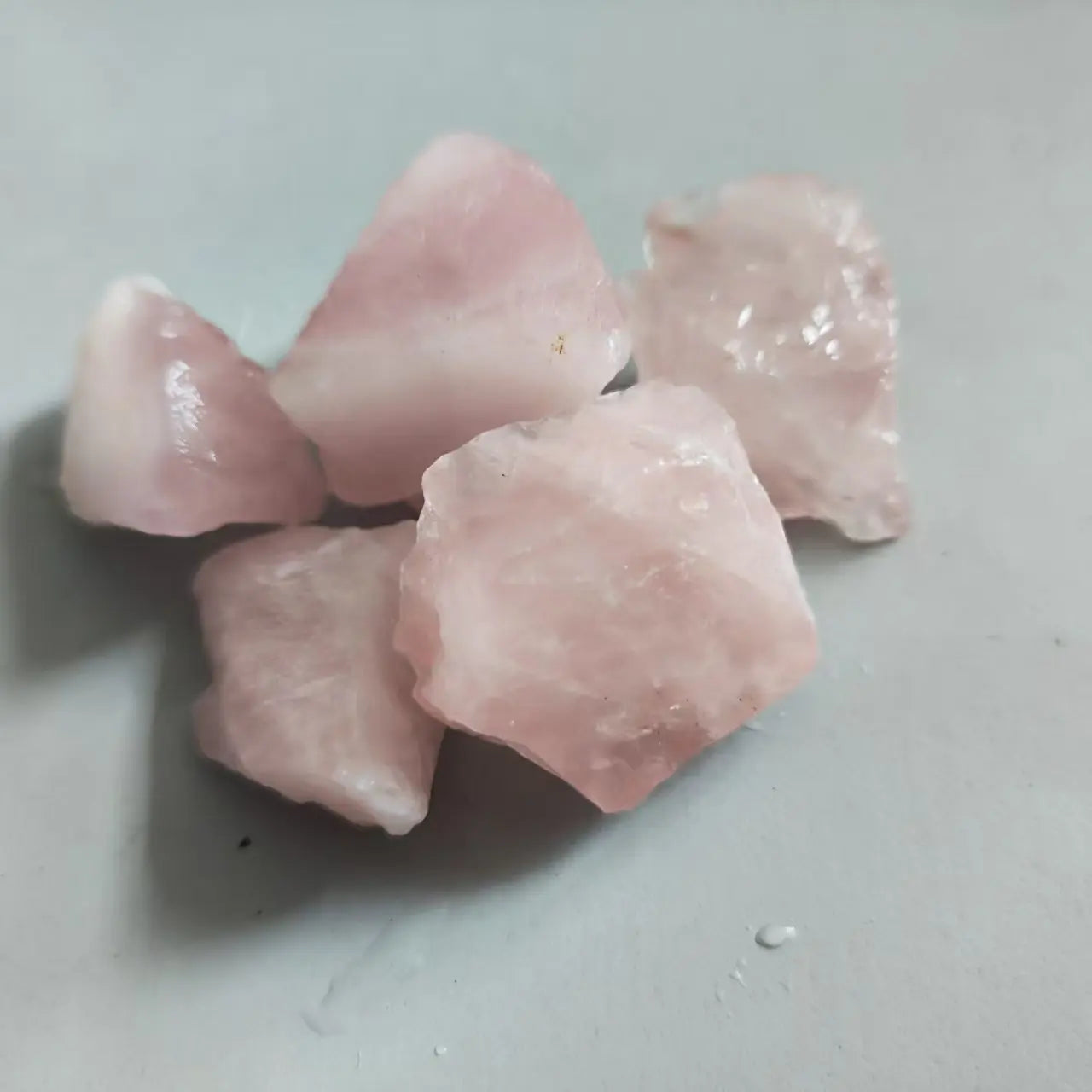 Natural Rose Quartz Pink Crystal Stone Home Decoration Stone Healing