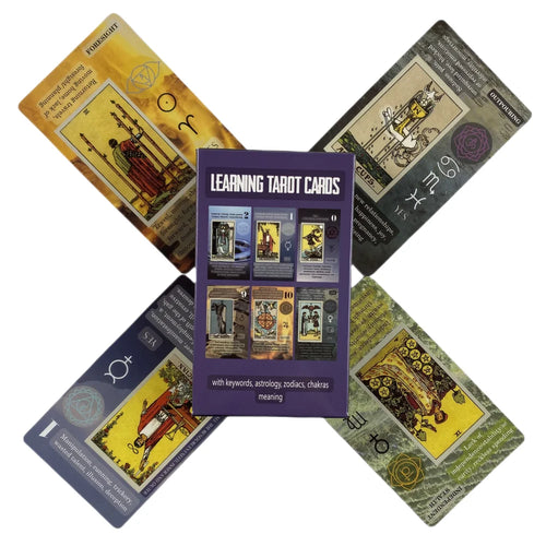 1 Box Meaning On Cards Spanish English Version Tarot Deck With