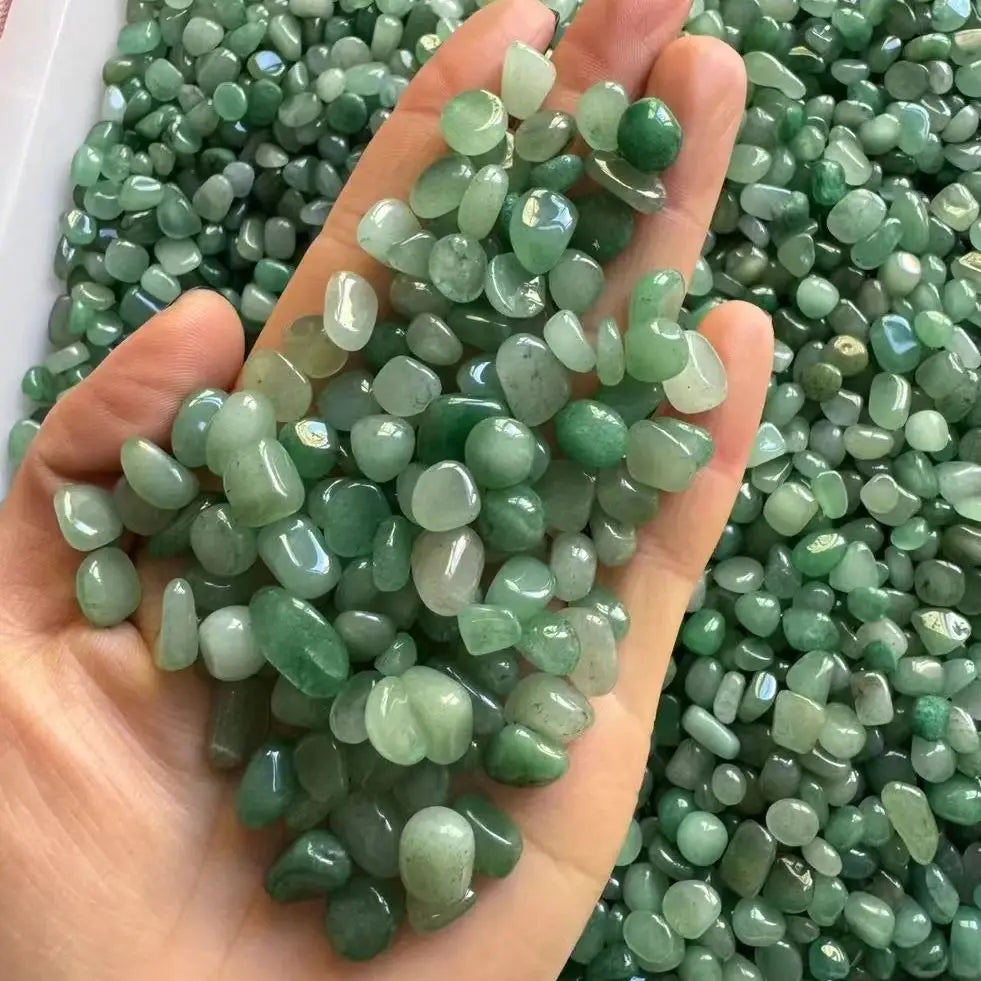 100g/bag Natural Crystal Green Dongling Jade Mineral Specimen Healing