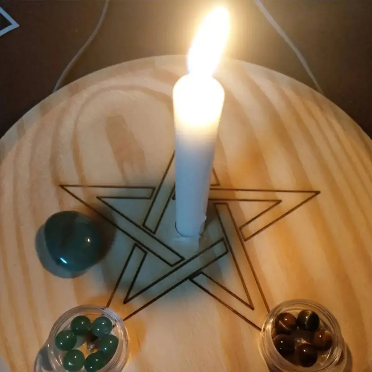 White Good Luck Bracelet - Crystal Healing Natural Stone Stress Relief